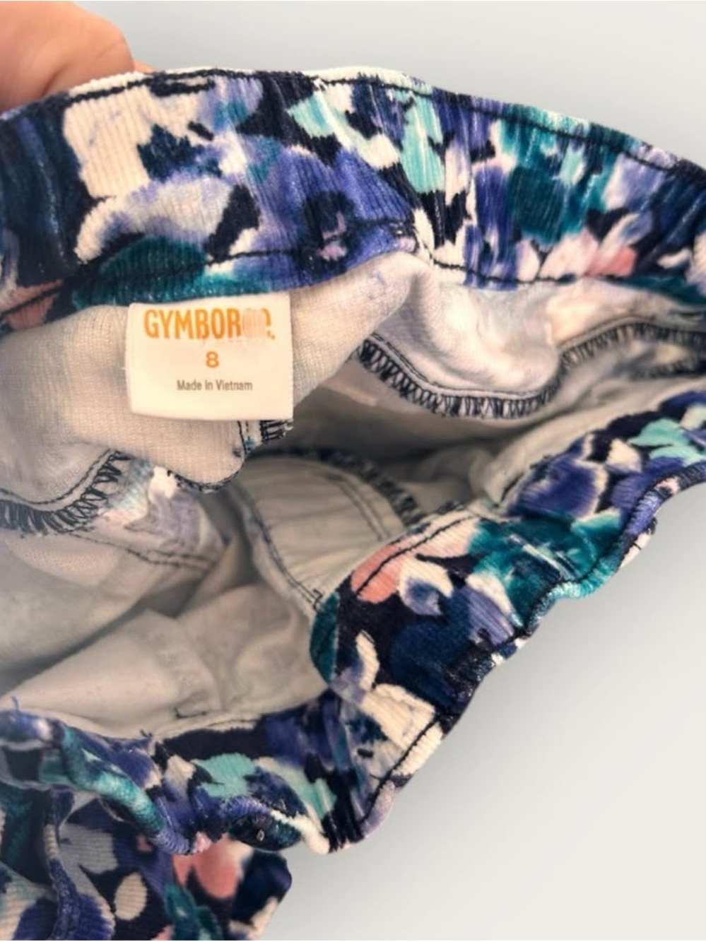Girl Gymboree floral pants size 8 - Picture 3 of 3